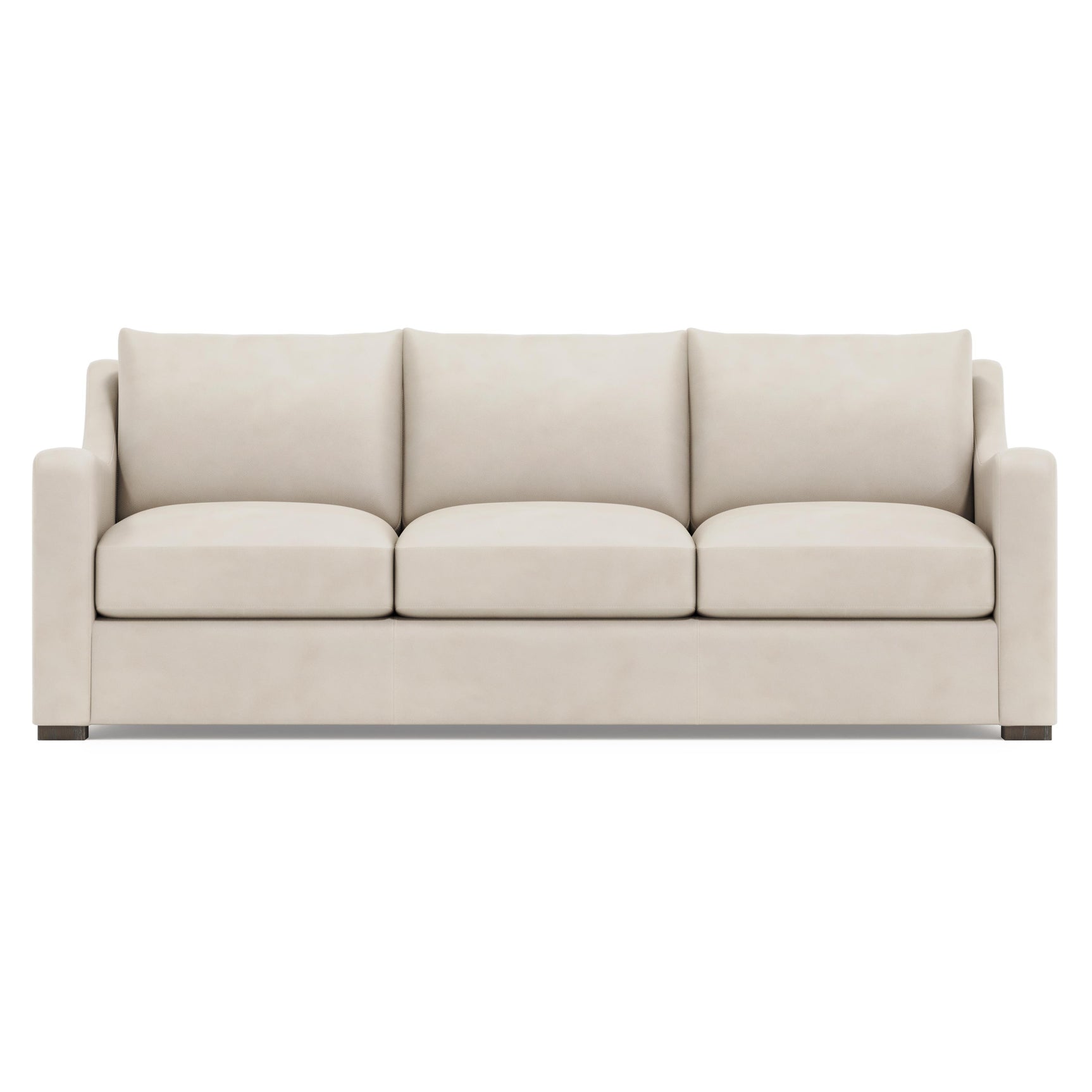 Ventura Aged Grey - Cerused Sofa Without Pillows - Ornate Home