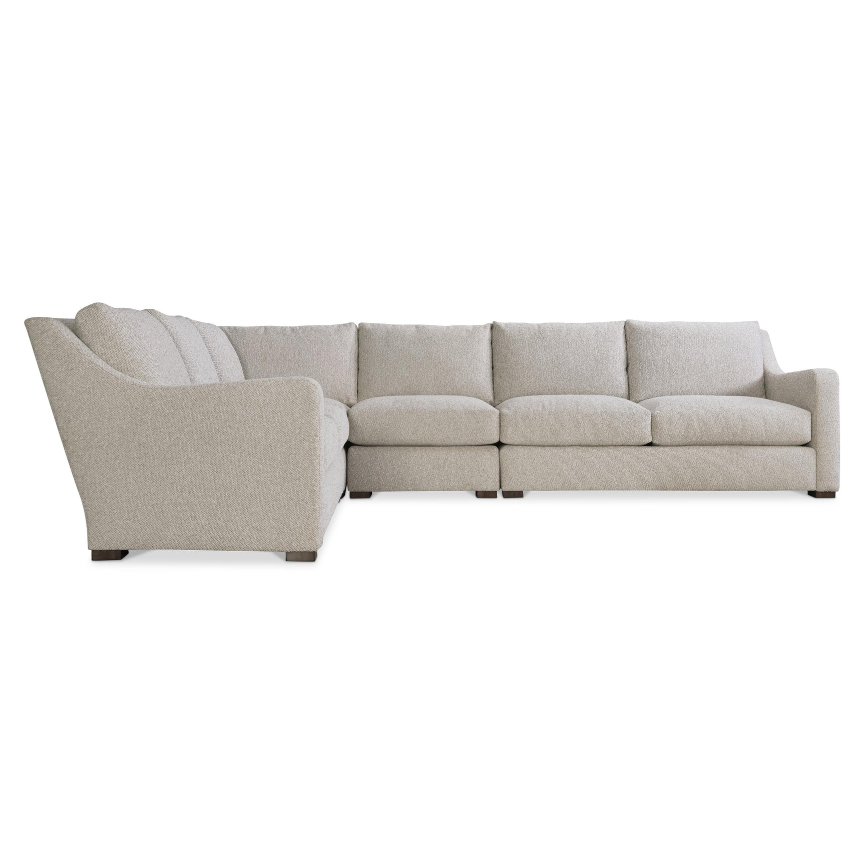 Ventura Beige/Tan Fabric Sectional - Ornate Home