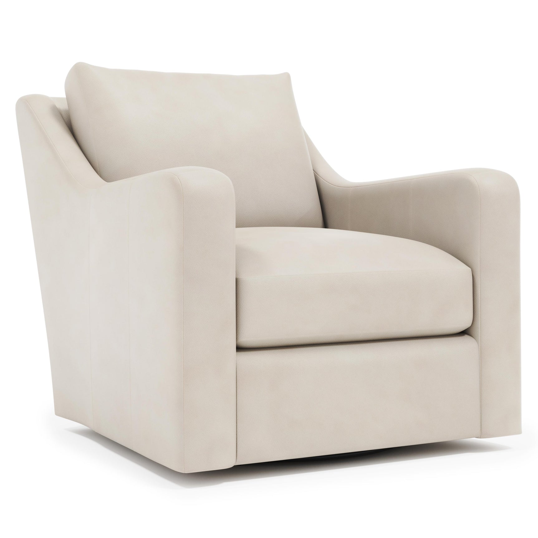 Ventura Ivory Swivel Chair - Ornate Home