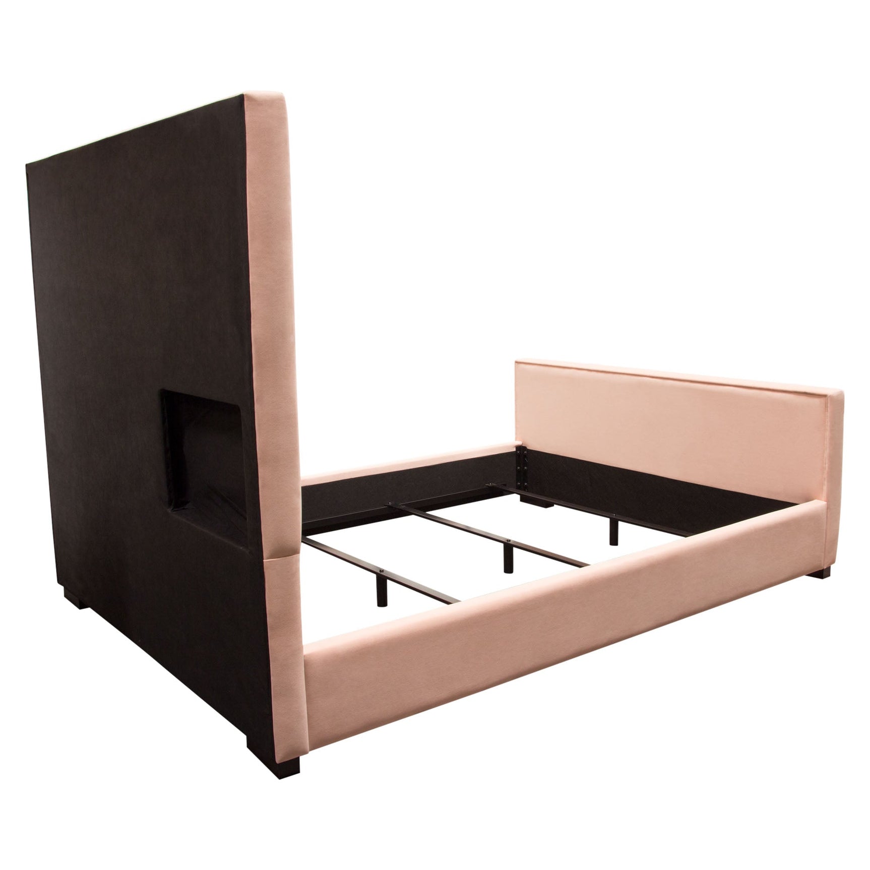 Venus Blush Pink Eastern King Bed - Ornate Home