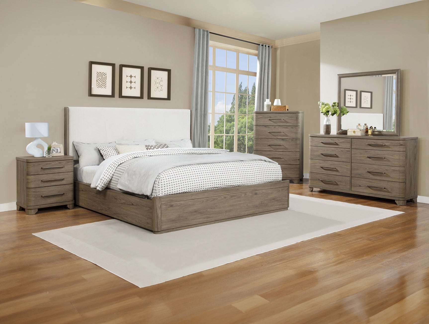Veranda Brown King Panel Bed - Ornate Home
