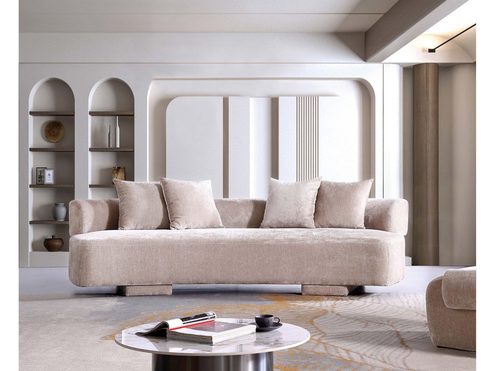 Verandah XL Sofa in Beige - Ornate Home