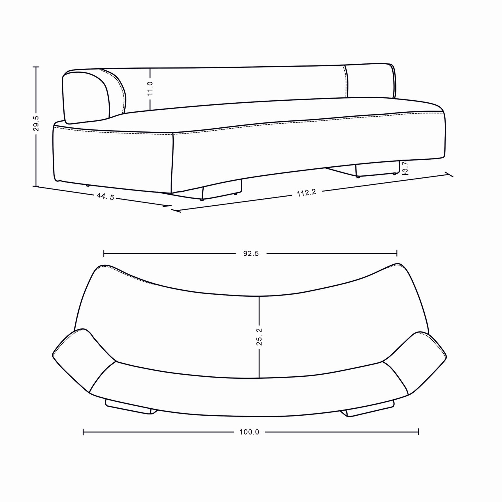 Verandah XL Sofa in Olive Green - Ornate Home