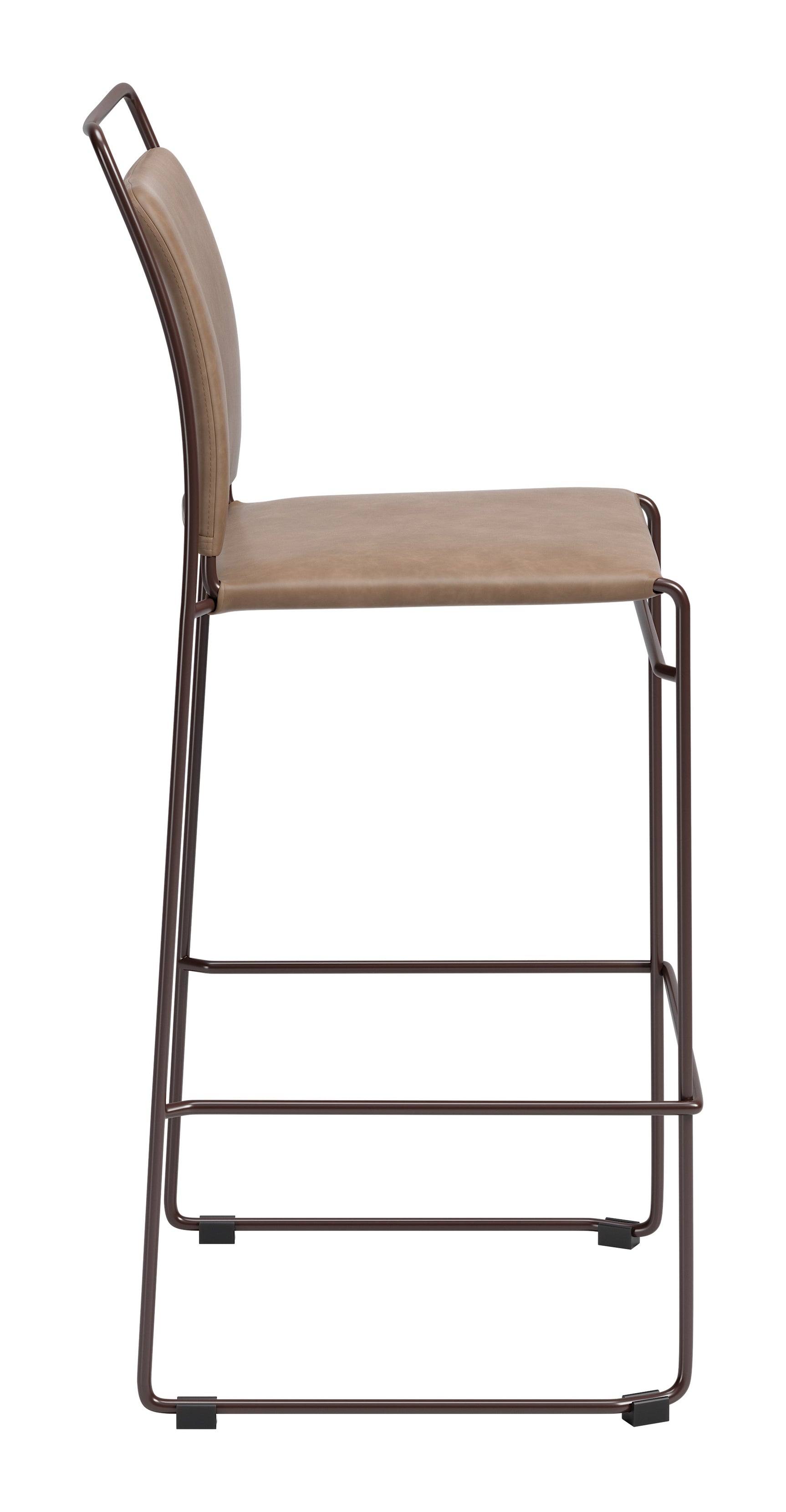 Verbena Brown Barstool (Set of 2) - Ornate Home