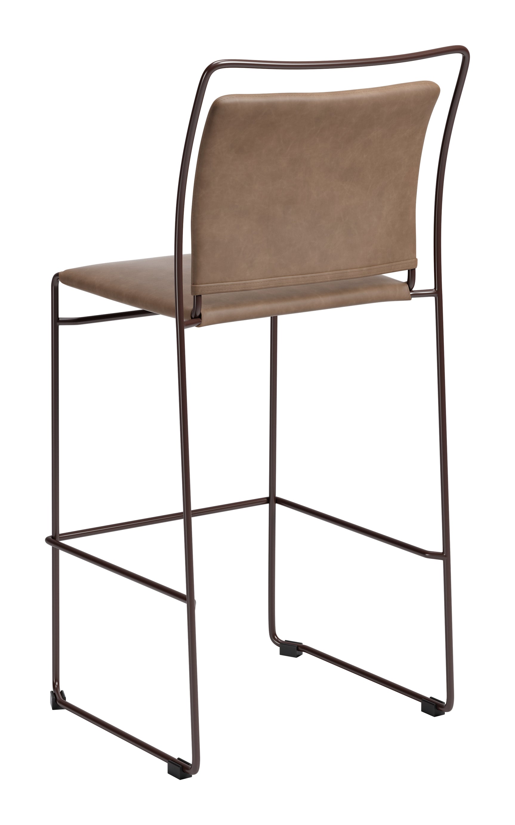 Verbena Brown Barstool (Set of 2) - Ornate Home