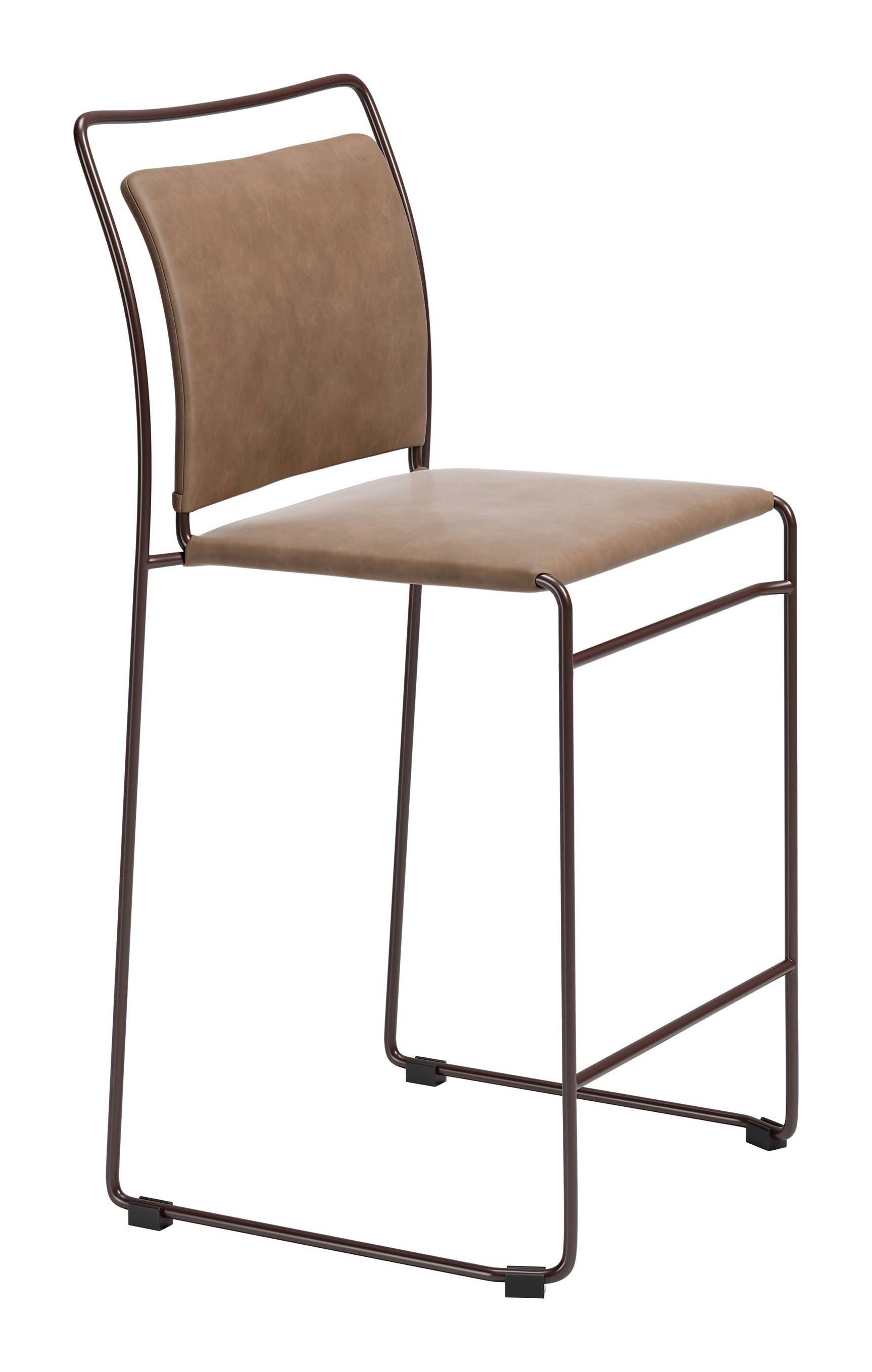 Verbena Brown Counter Stool (Set of 2) - Ornate Home