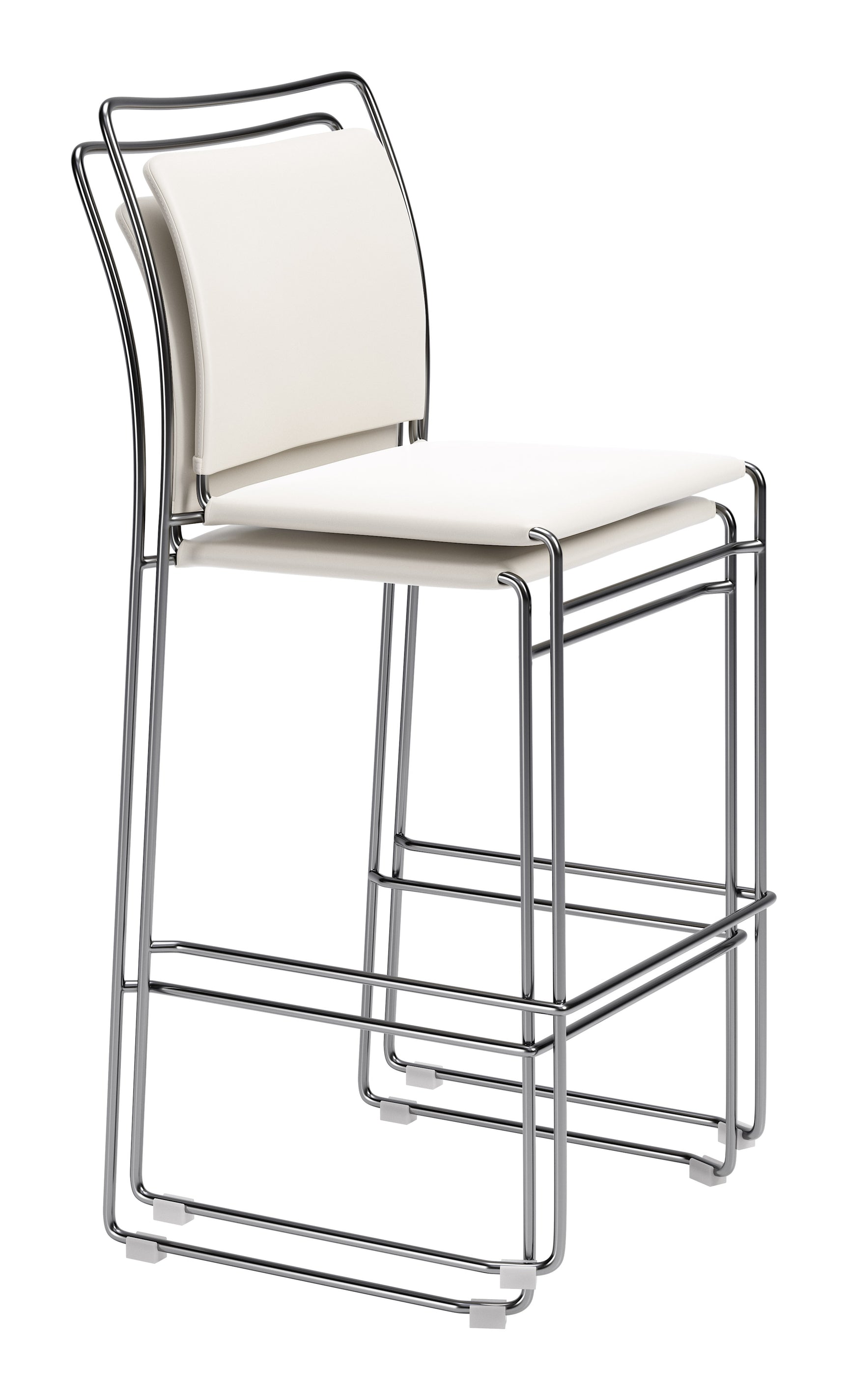 Verbena Cream Barstool (Set of 2) - Ornate Home