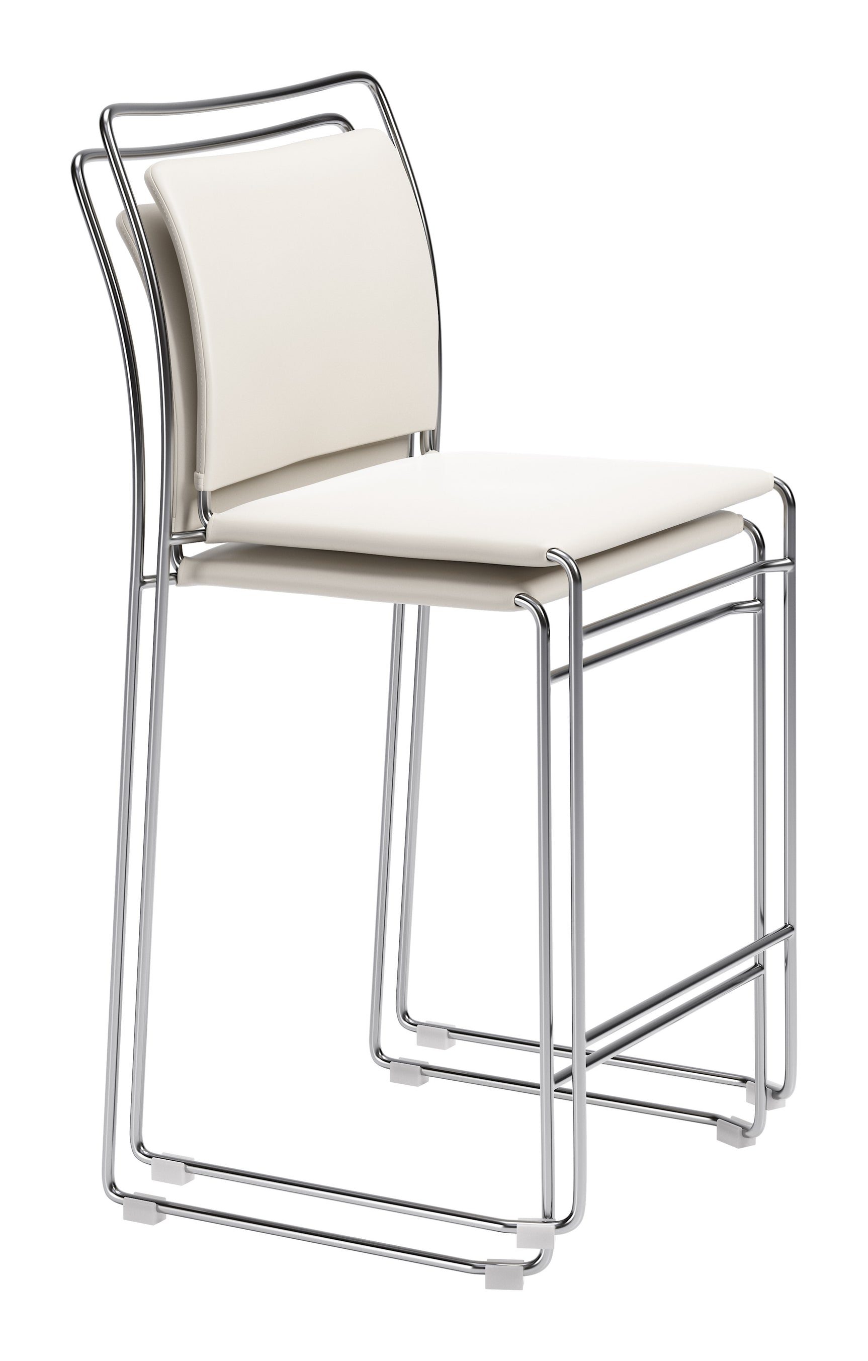Verbena Cream Counter Stool (Set of 2) - Ornate Home