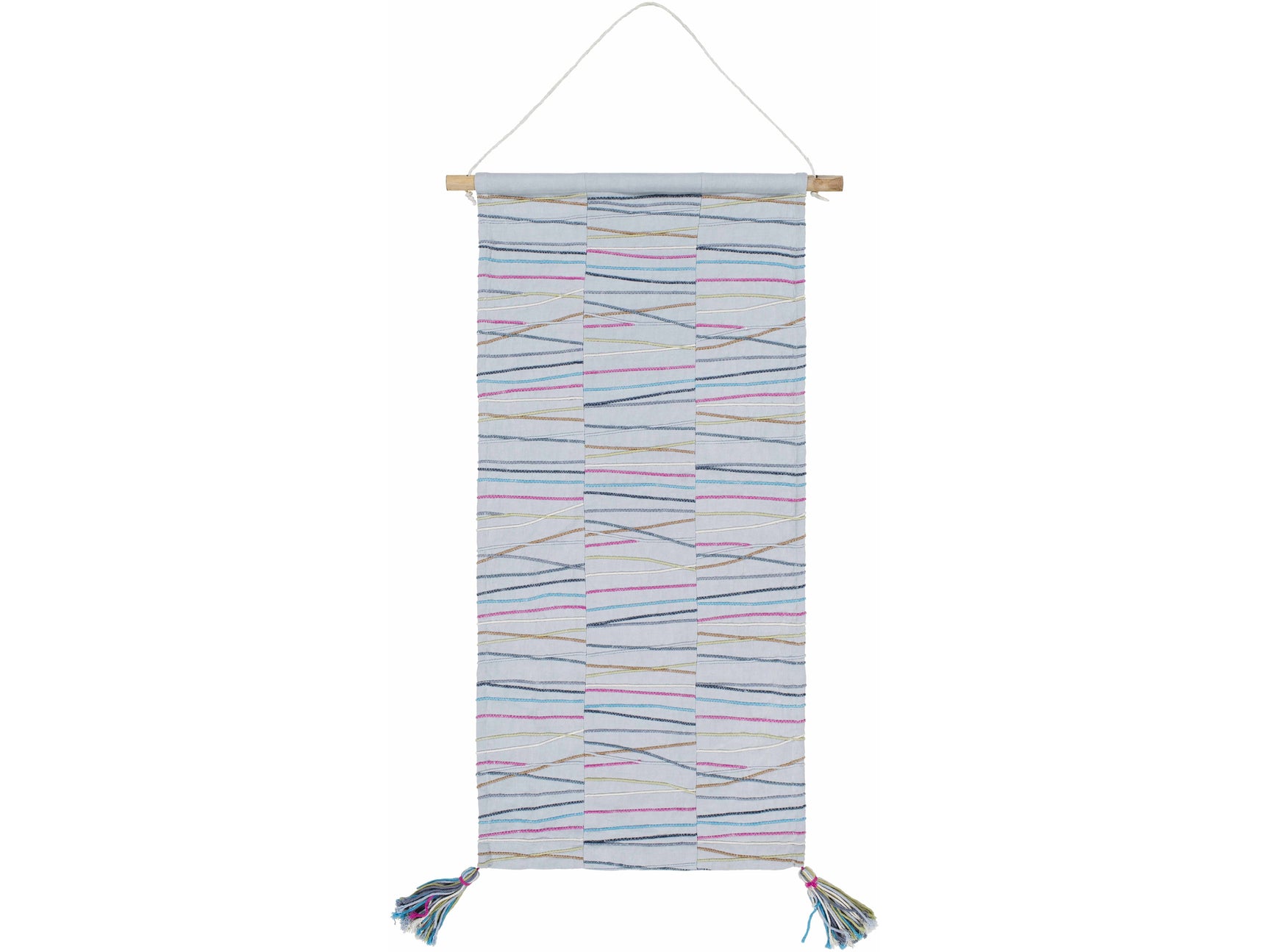 Verden Striped Multicolor Wall Hanging - Ornate Home
