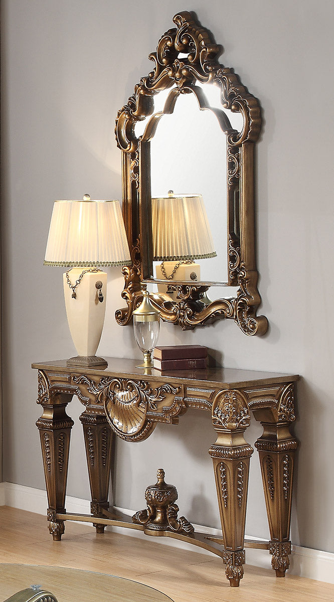 Verena Bronze Console Table / HD-8908B - Ornate Home