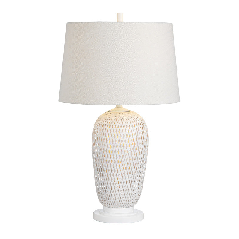 Verity White Table Lamp (Set of 2) - Ornate Home