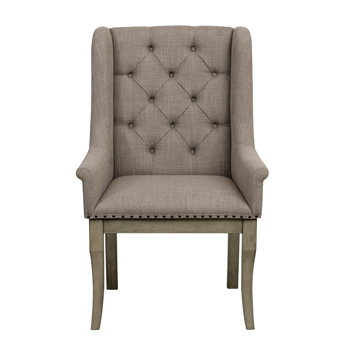 Vermillion Gray 9pc Dining Set - Ornate Home