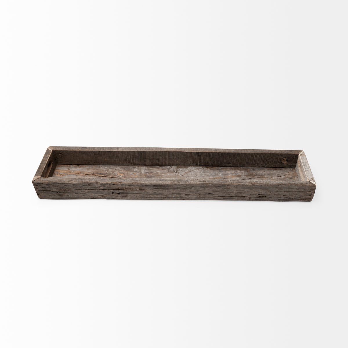 Vernon Brown Large Reclaimed Wood Tray - Ornate Home