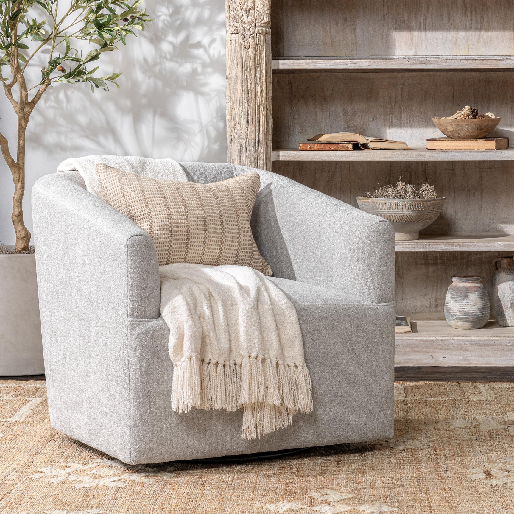 Vernon Green Swivel Chair - Ornate Home
