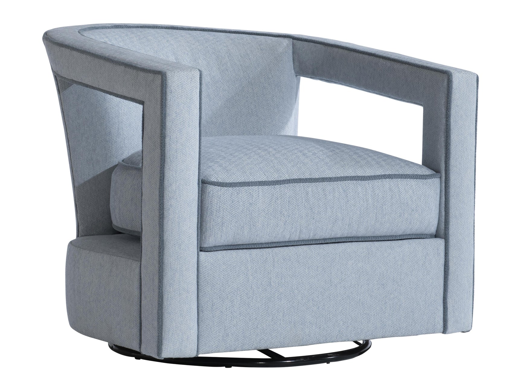 Vero Blue Outdoor Swivel Chair - Ornate Home