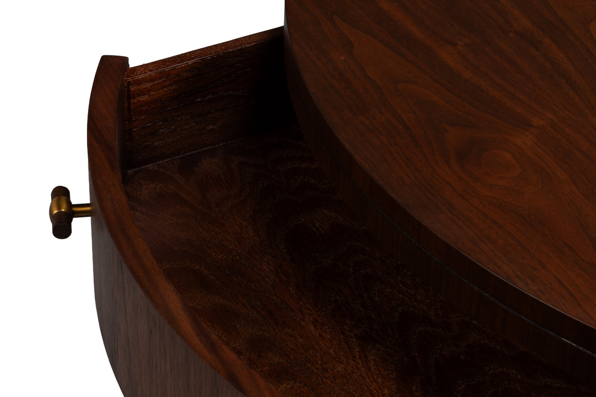 Vero Dark Walnut Cocktail Table - Ornate Home