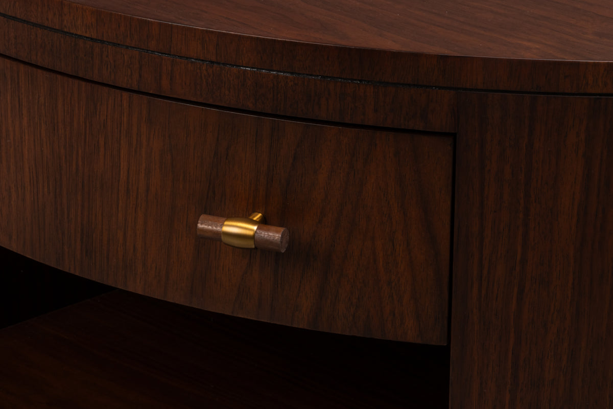 Vero Dark Walnut Cocktail Table - Ornate Home