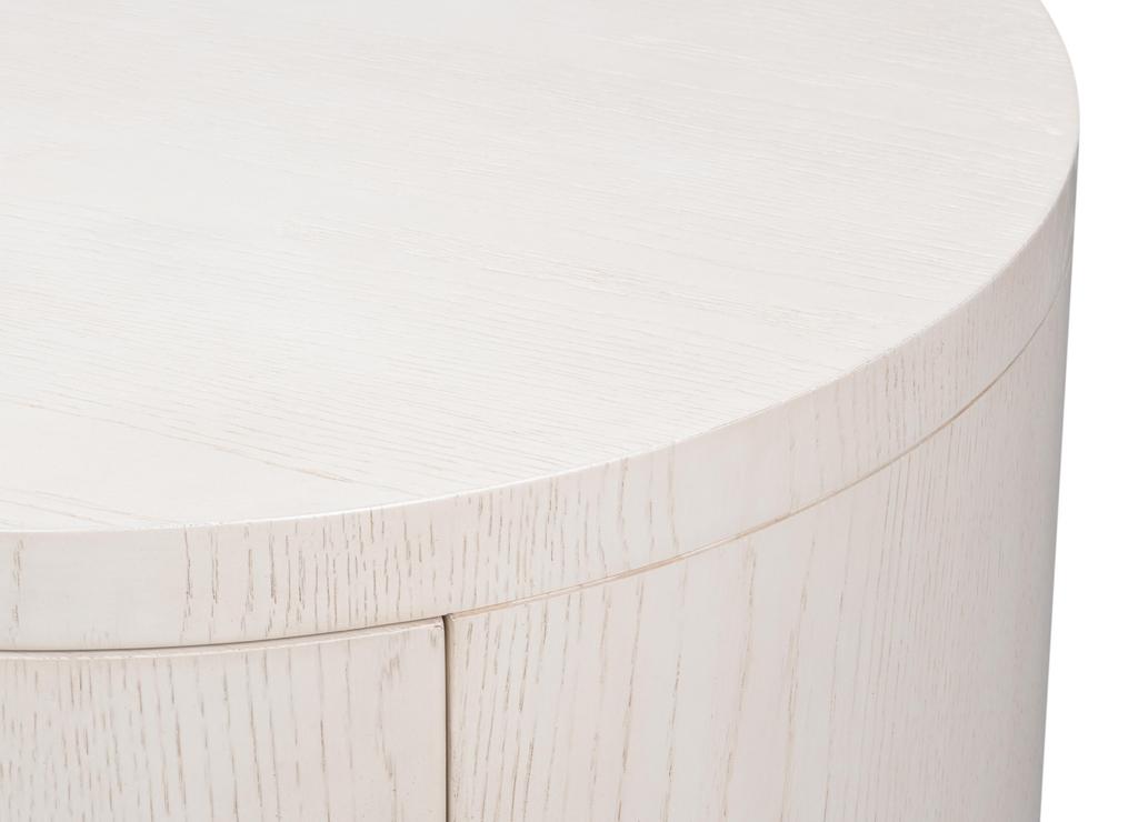 Vero White Side Table - Ornate Home