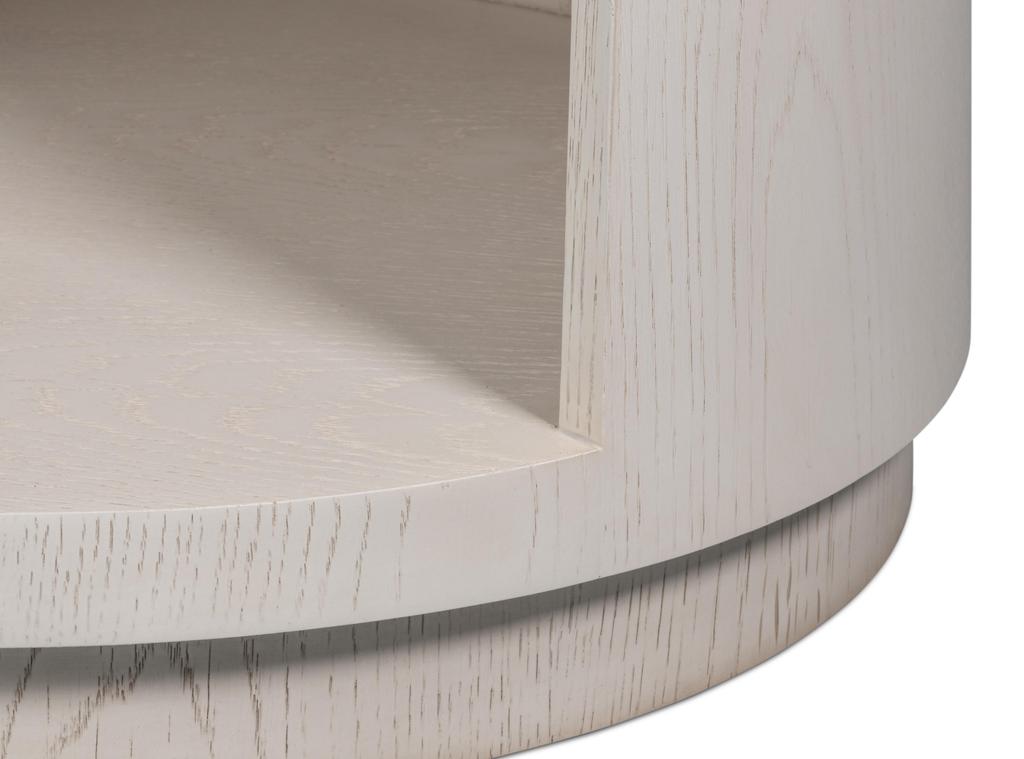 Vero White Side Table - Ornate Home