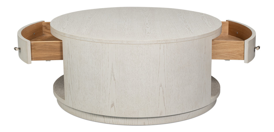 Vero Working White Cocktail Table - Ornate Home