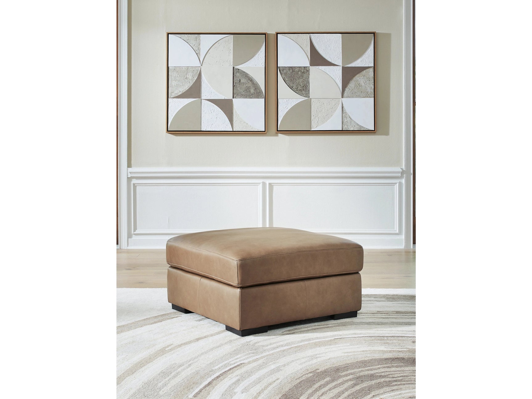 Veronella Sahara Oversized Accent Ottoman - Ornate Home