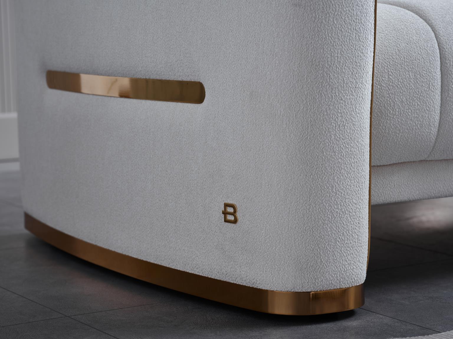 Veronica Cream Living Room Set - Ornate Home