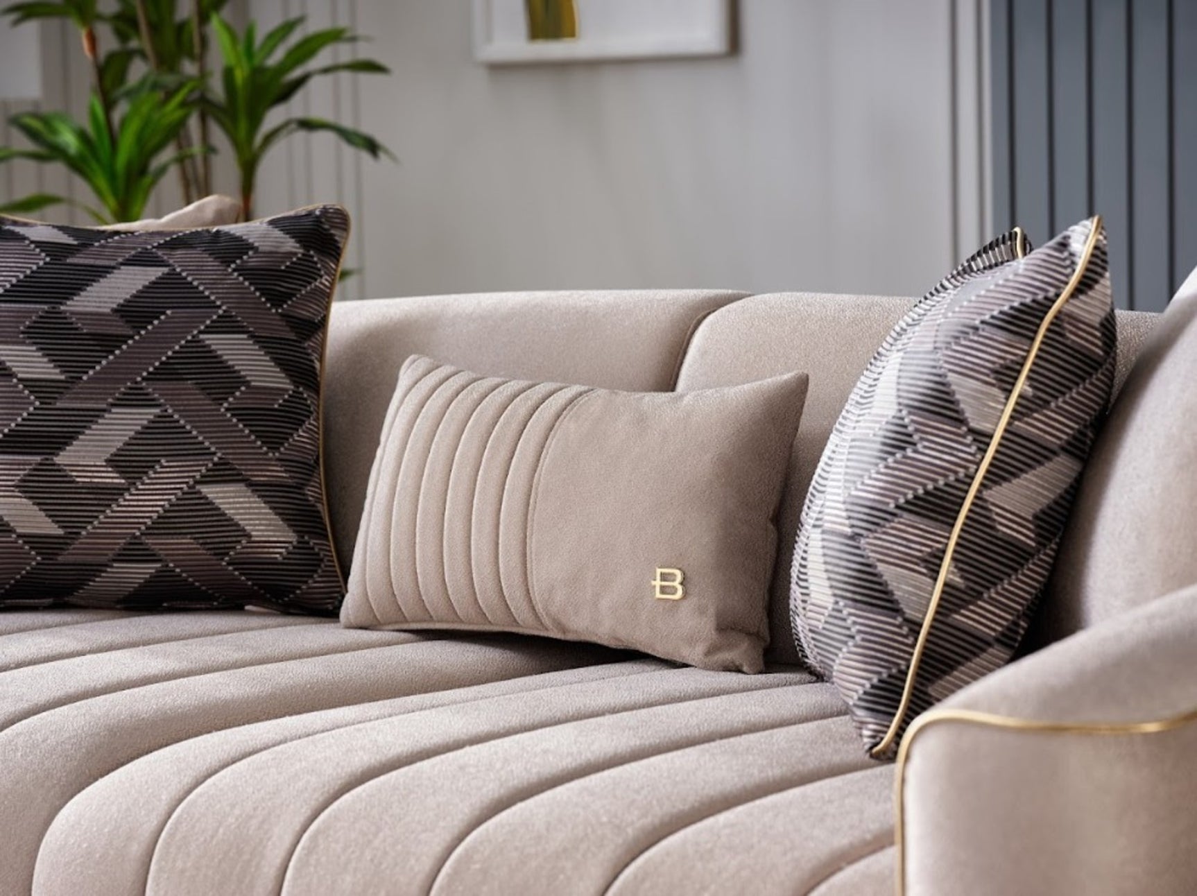Veronica Silver Vizon 3 Seat Sleeper Sofa - Ornate Home