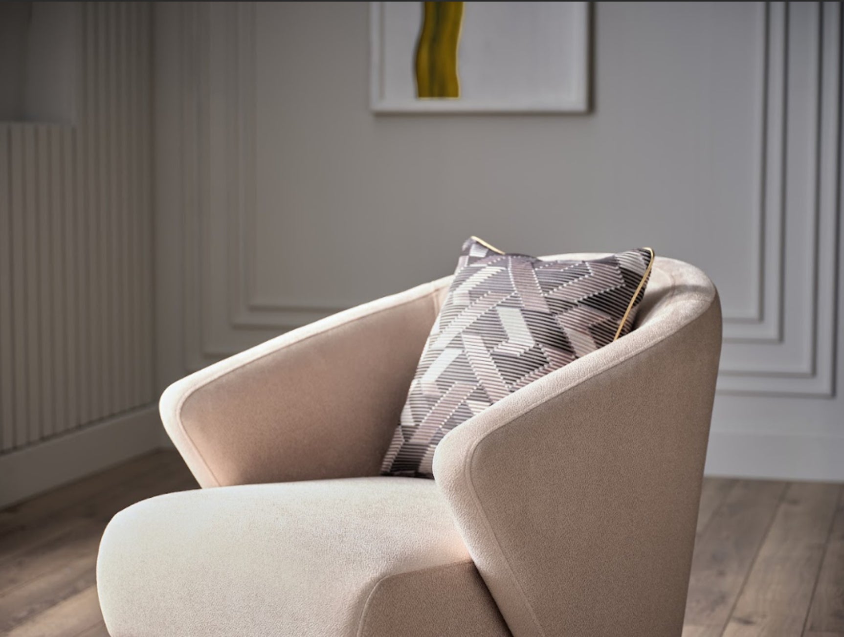 Veronica Silver Vizon Accent Chair - Ornate Home