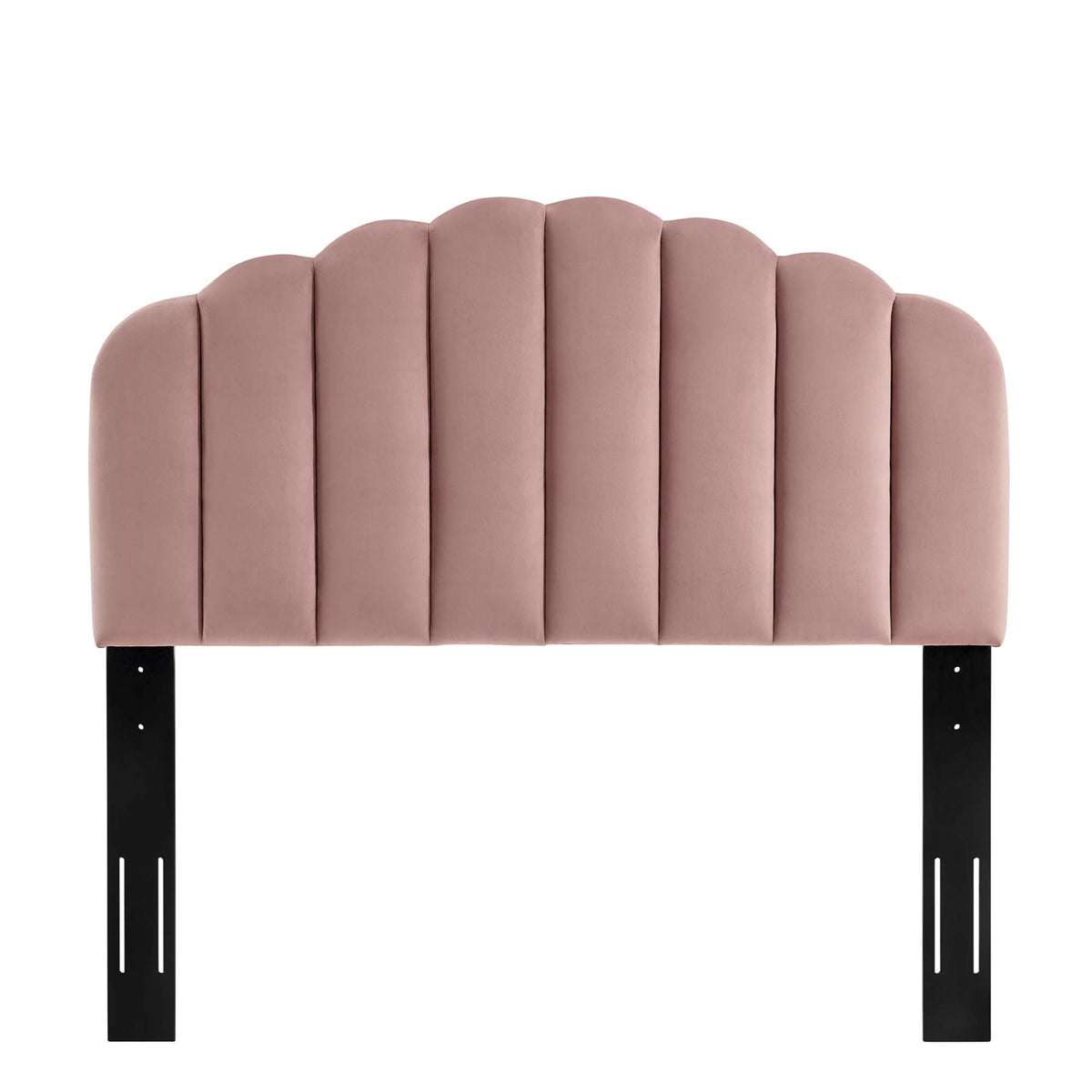 Veronique Dusty Rose Performance Velvet Full/Queen Headboard - Ornate Home