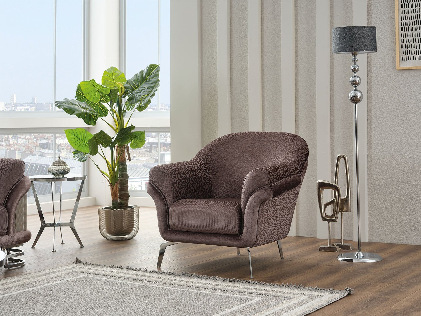 Versace Dark Grey Chair