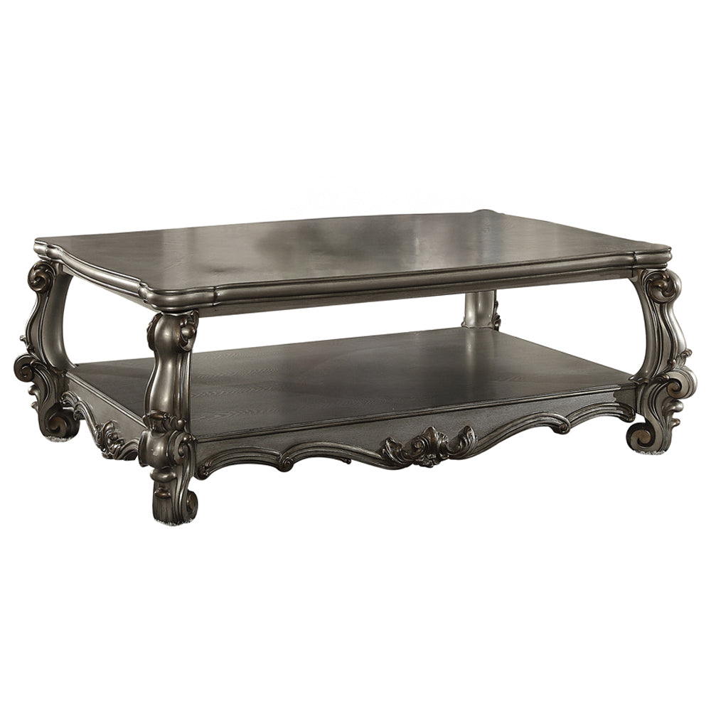 Versailles Antique Platinum Coffee Table - Ornate Home