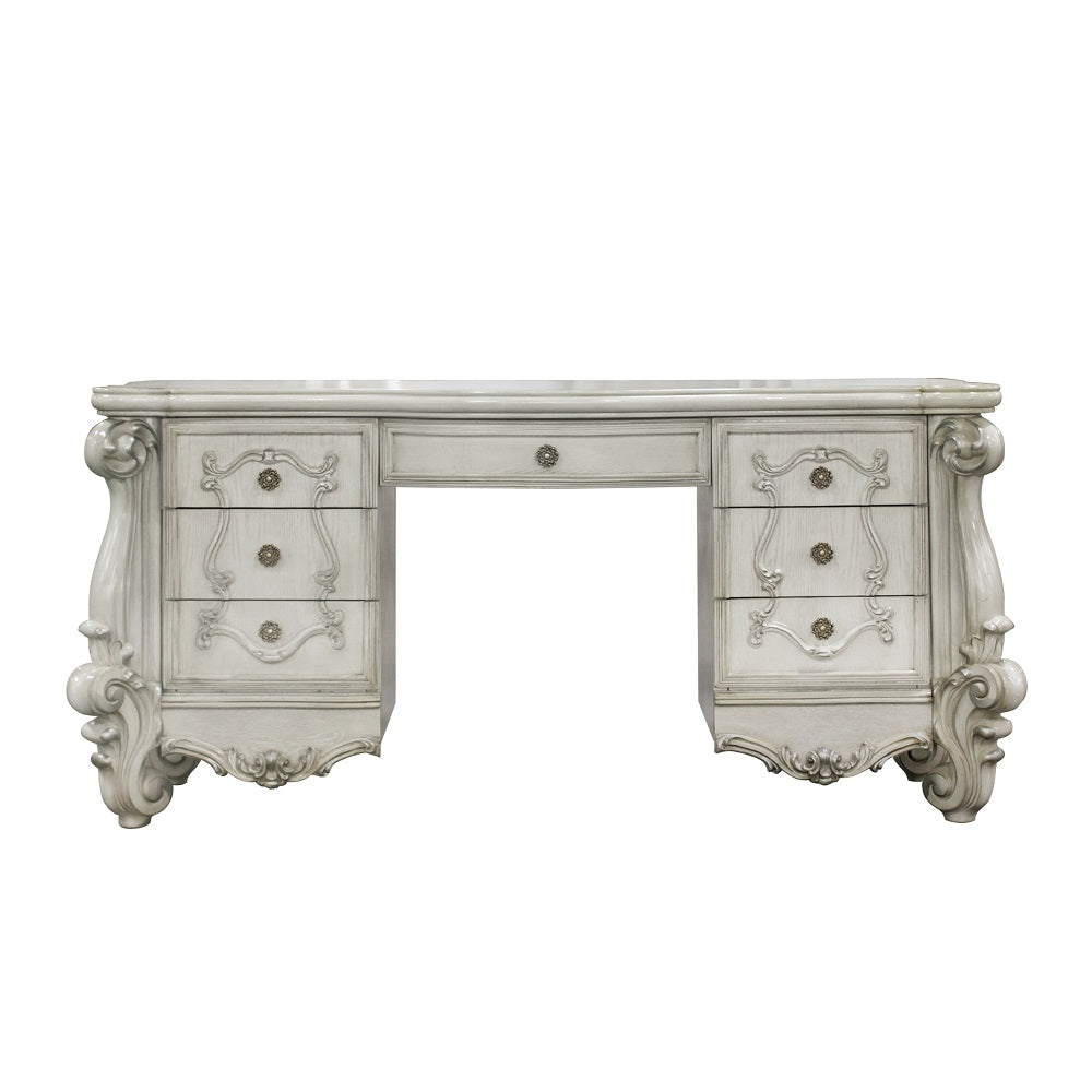 Versailles Bone White Vanity Desk - Ornate Home