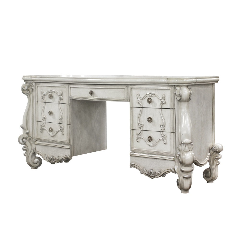 Versailles Bone White Vanity Desk - Ornate Home
