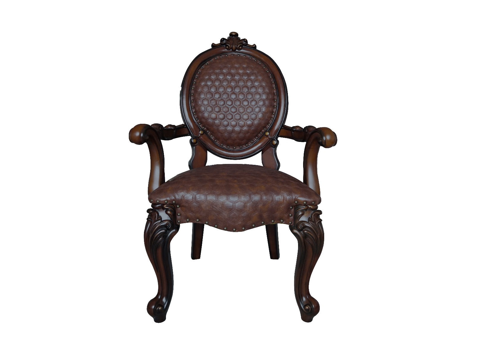 Versailles Cherry Arm Chair (Set of 2) - Ornate Home