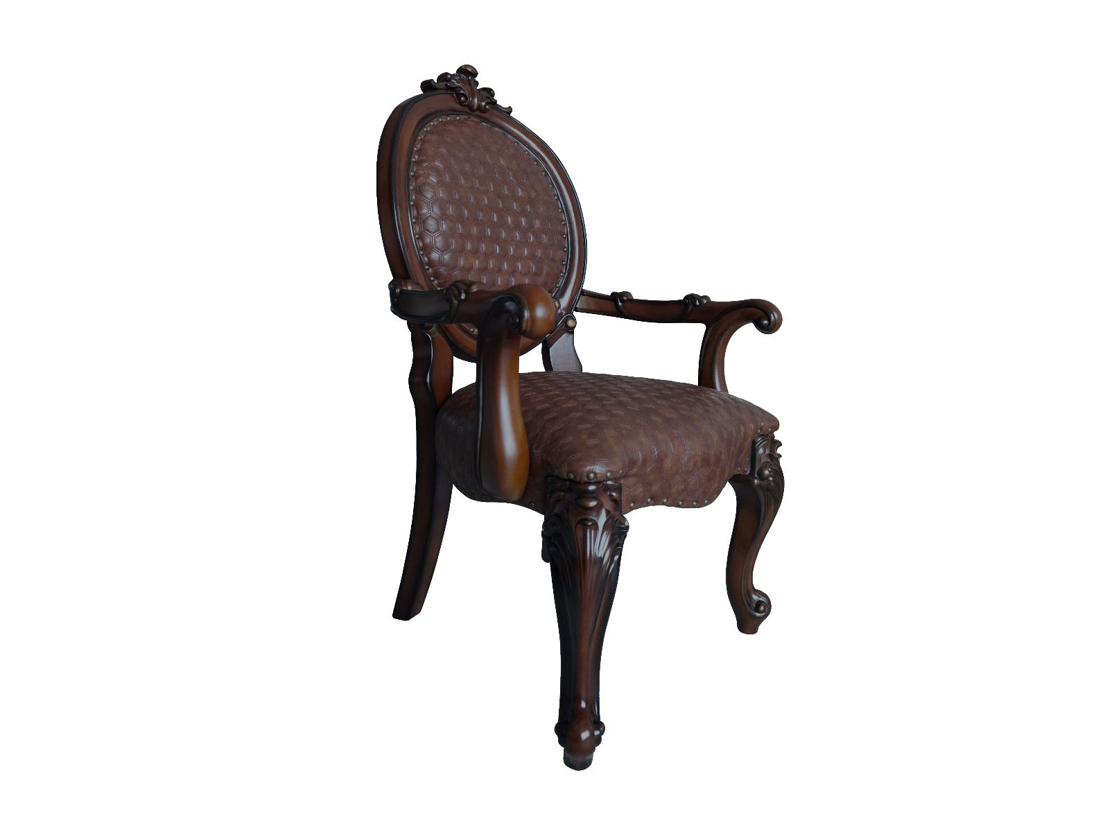Versailles Cherry Arm Chair (Set of 2) - Ornate Home