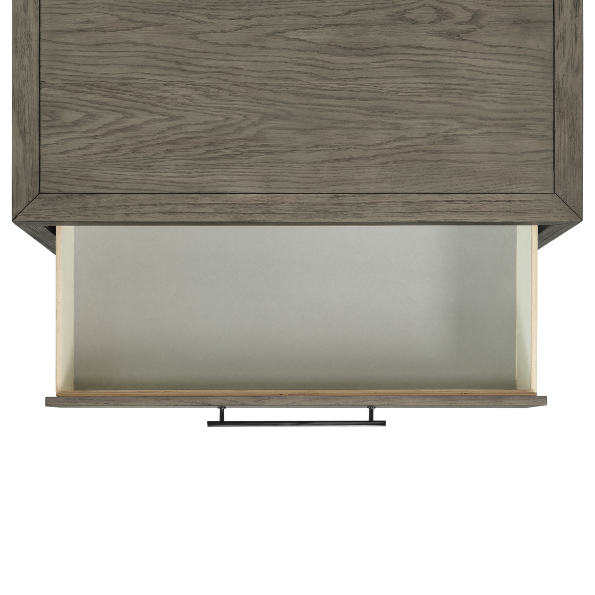 Versailles Contemporary Grey 3-Drawer Nightstand - Ornate Home