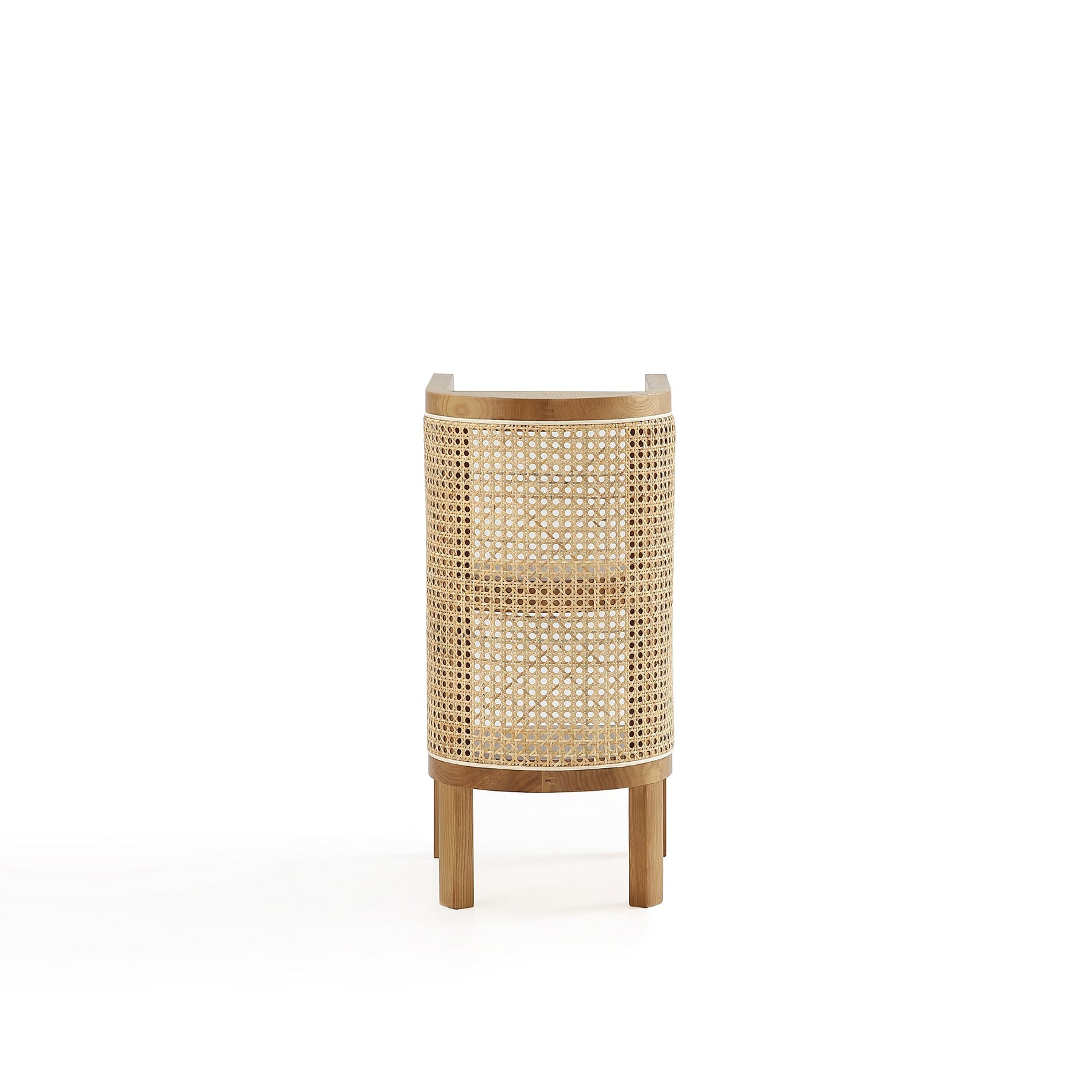 Versailles End Table in Nature Cane - Ornate Home