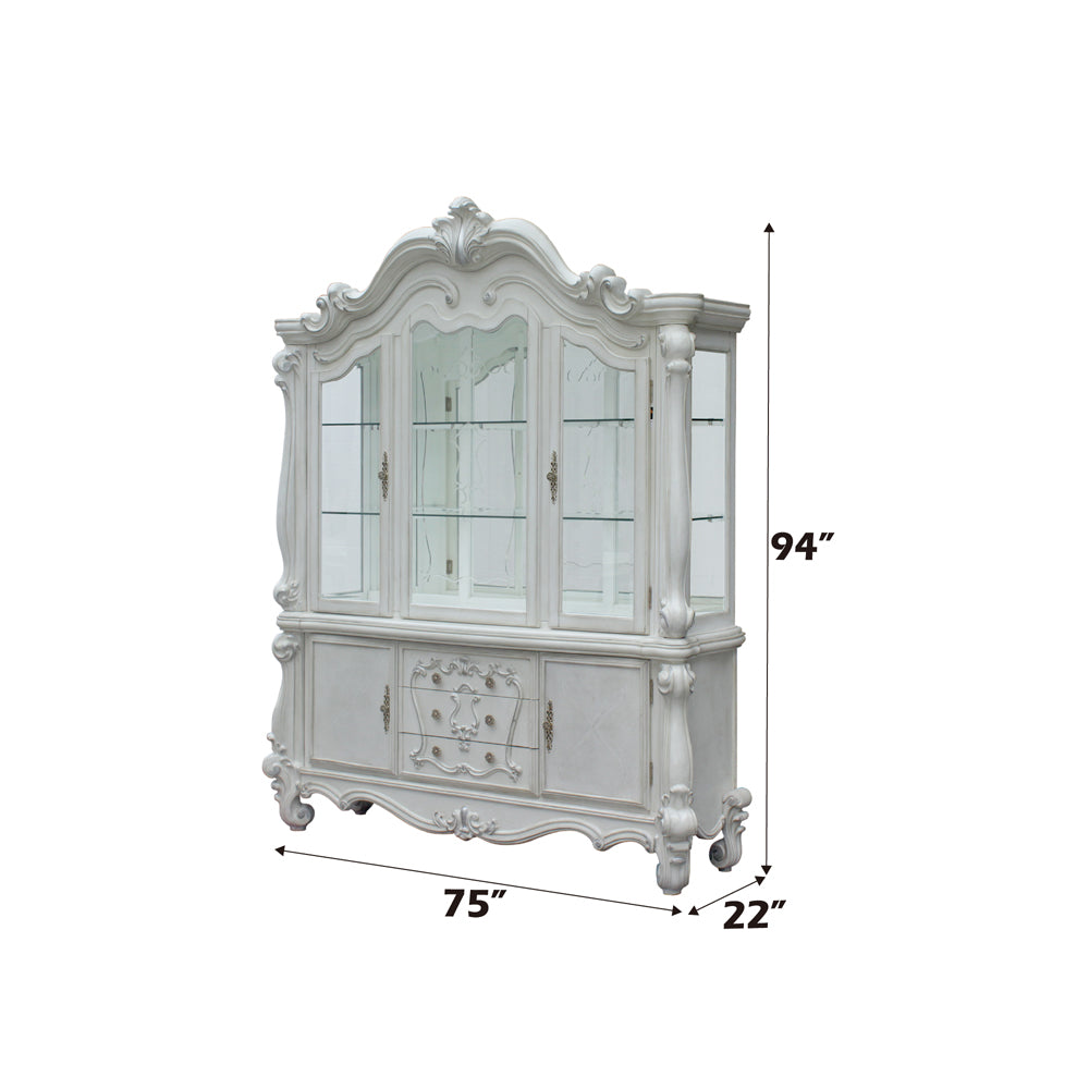 Versailles White Hutch & Buffet - Ornate Home