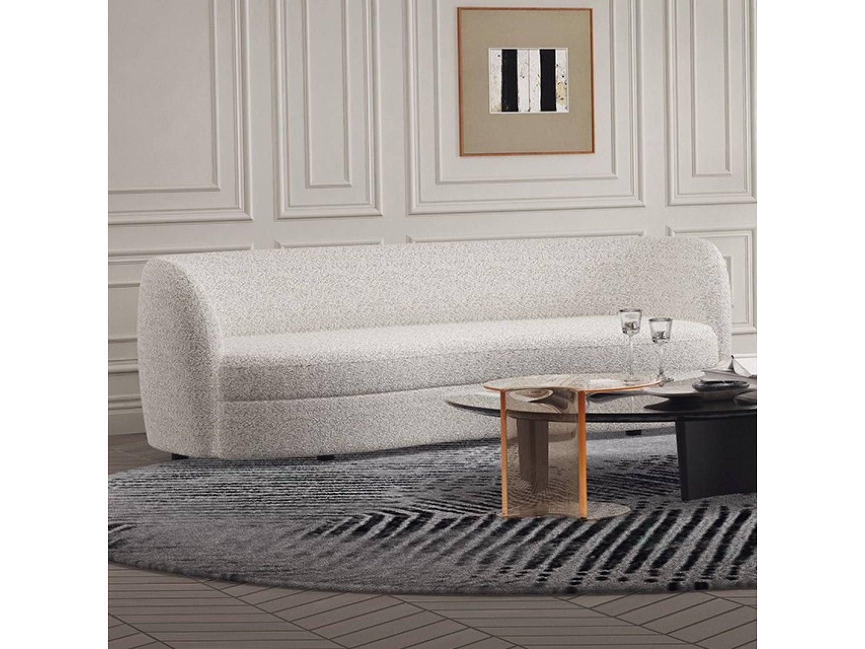 Versoix Off-White Sofa - Ornate Home