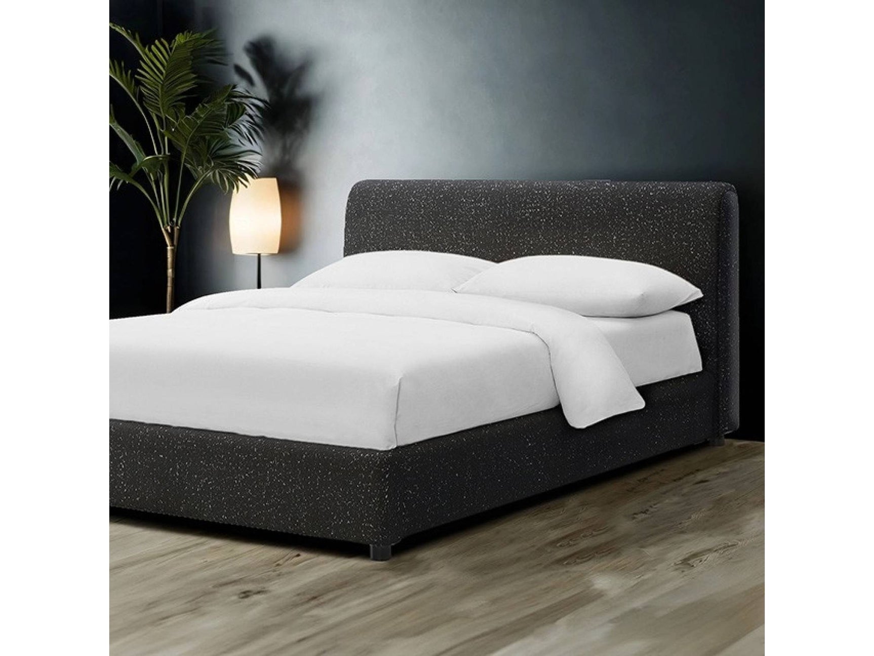 Vertham Black Queen Bed - Ornate Home