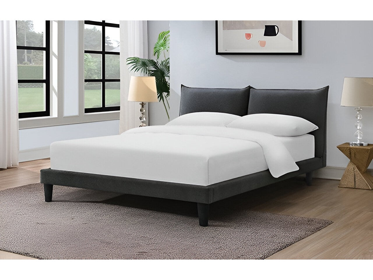 Verwood Gray Queen Bed - Ornate Home