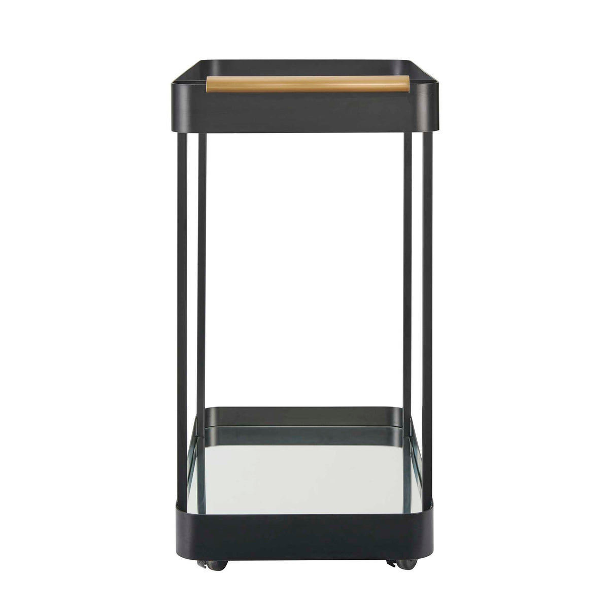 Vesper Black Iron Bar Cart - Ornate Home