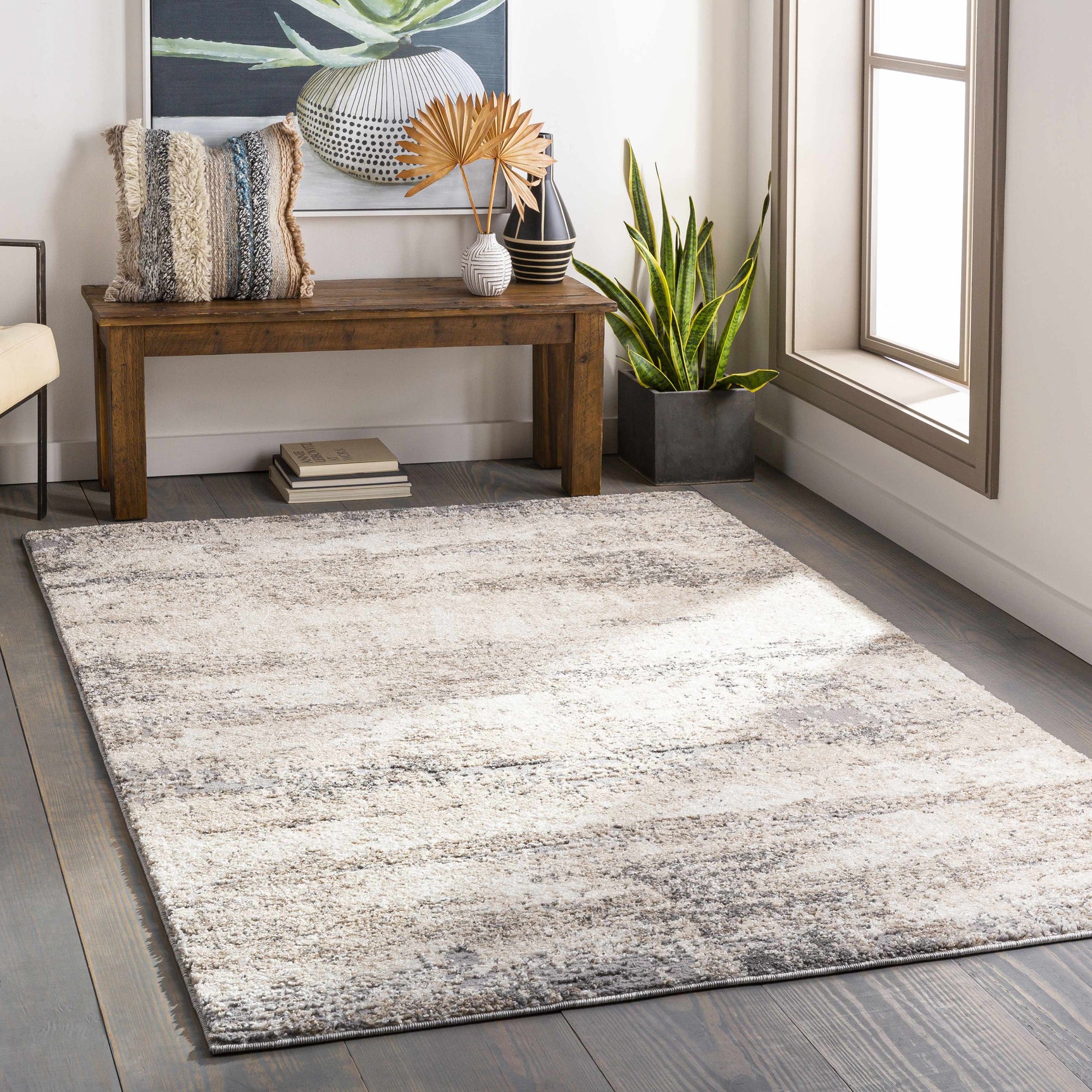 Vesper Textured Plush Area Rug - Ornate Home