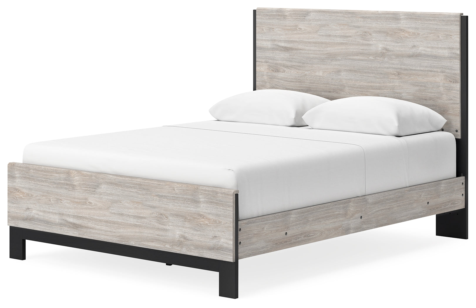 Vessalli Gray Queen Panel Bed - Ornate Home