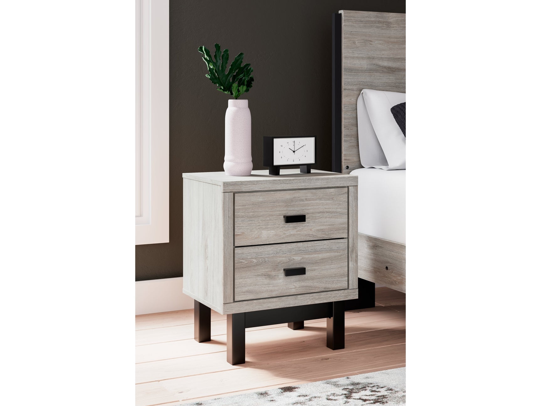 Vessalli Two-tone Nightstand - Ornate Home