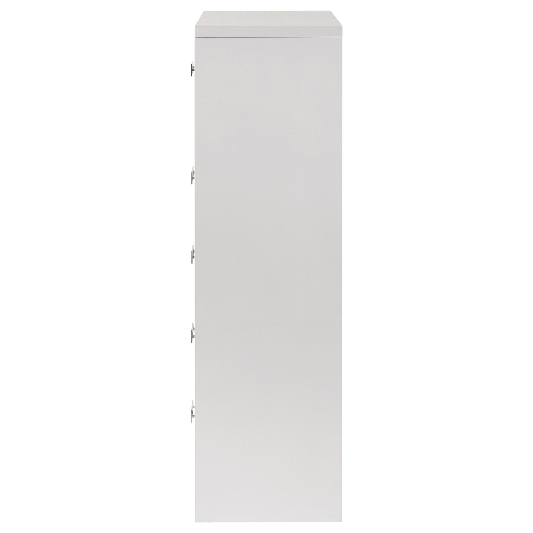 Viana White High Gloss Chest - Ornate Home