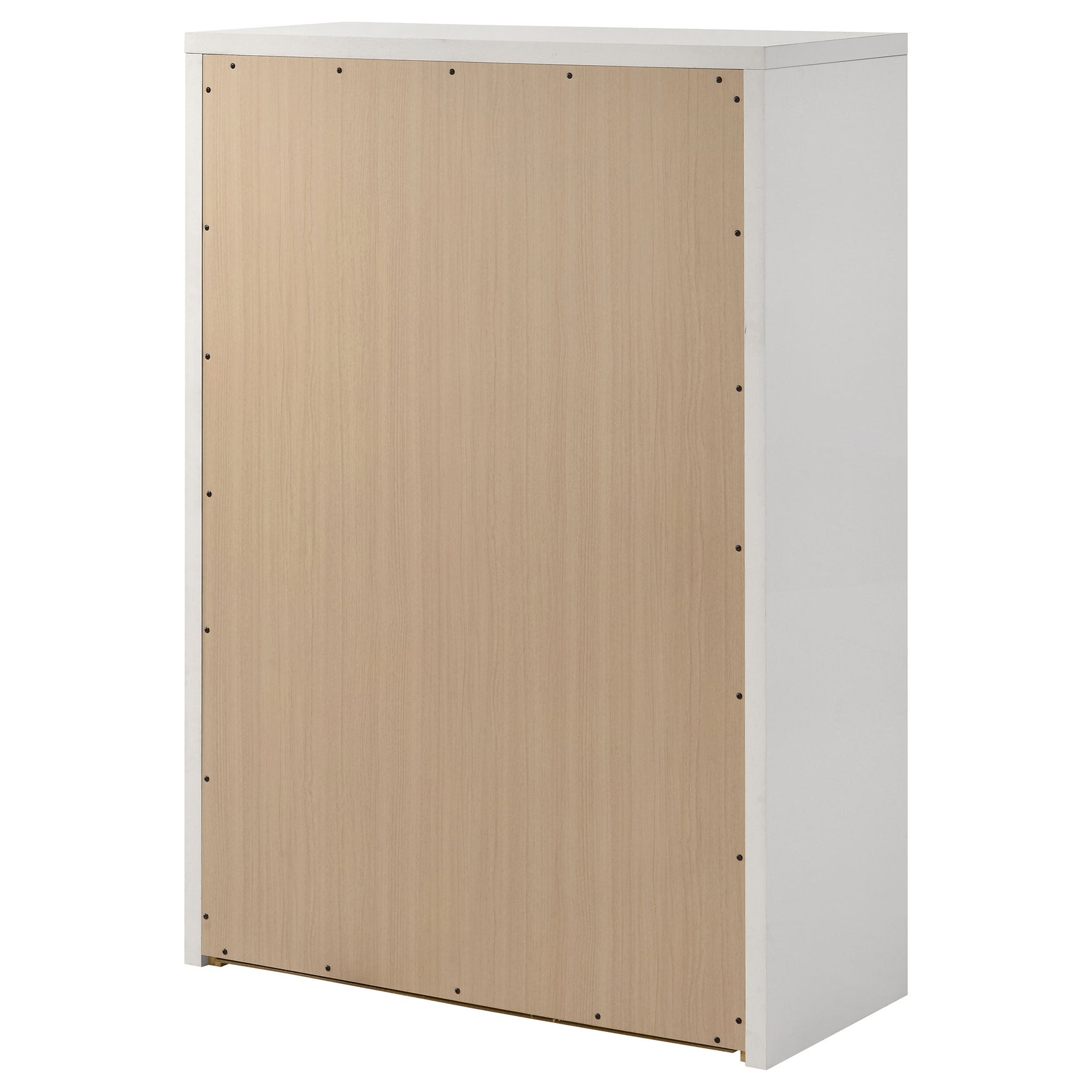 Viana White High Gloss Chest - Ornate Home