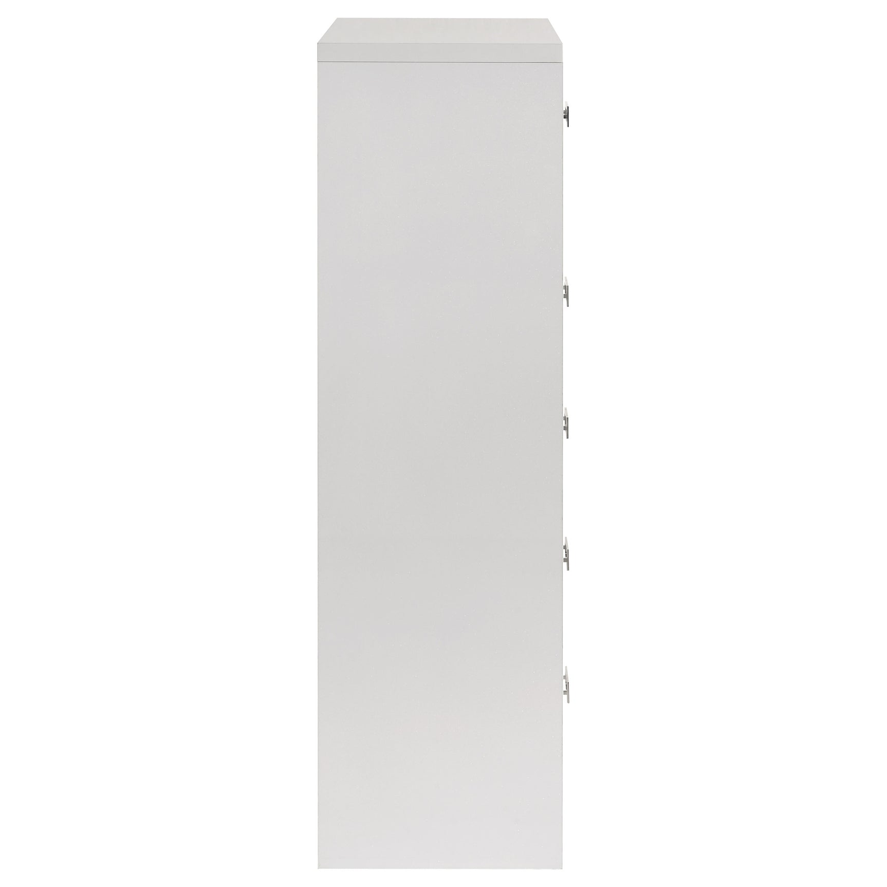 Viana White High Gloss Chest - Ornate Home
