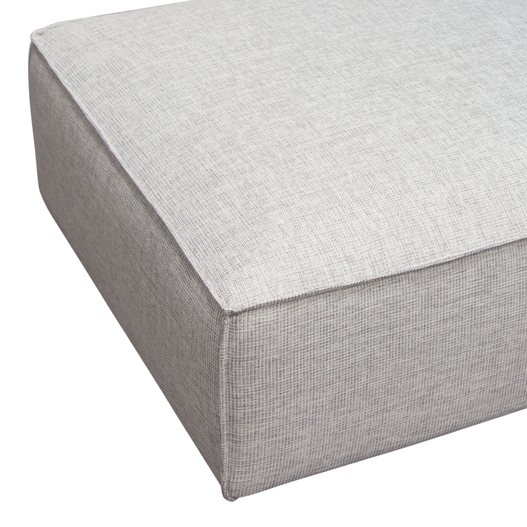 Vice Fabric Square Ottoman - Ornate Home