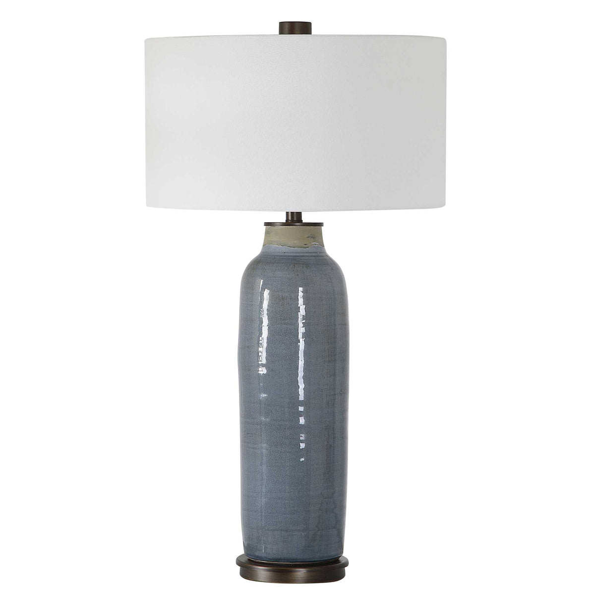 Vicente Slate Blue Table Lamp - Ornate Home